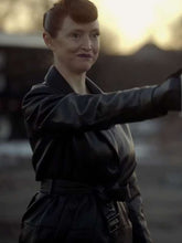 Janine Theriault Relax I’m from the Future 2023 Leather Coat