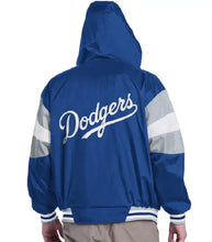 Royal/Gray LA Dodgers Legacy Lightweight Hooded Jacket