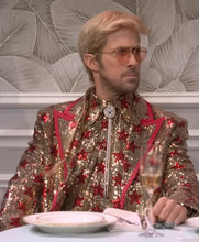 Ryan Gosling SNL S51 Gold Sequin Star Blazer