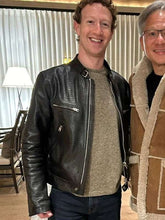 Mark Zuckerberg SIGGRAPH Asia 2024 Leather Jacket