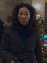 Killing Eve Sandra Oh Cotton Coat