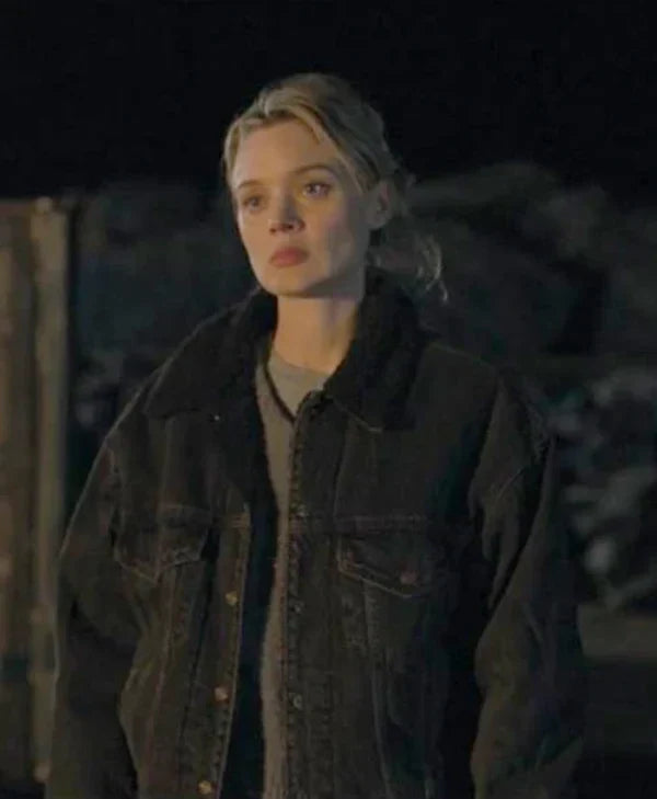 Scrublands S02 Mandy Bond Black Denim Sherpa Jacket