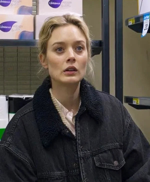 Scrublands S02 Mandy Bond Black Denim Sherpa Jacket