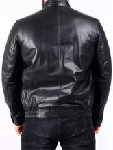 Men Black Classic Leather Motorcycle Jacket
