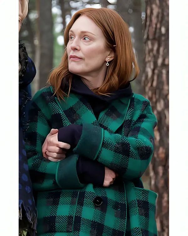 The Room Next Door Julianne Moore Checkered Jacket