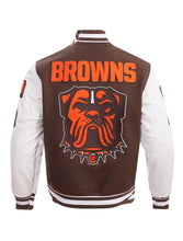 Spencer Varsity Cleveland Browns Wool Letterman Jacket