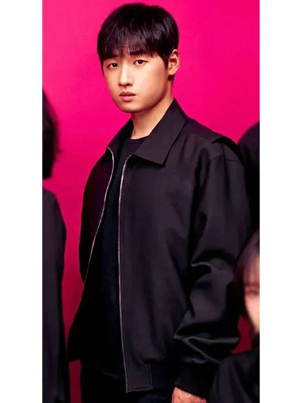 Squid Game S02 Lee Da-wit Black Jacket
