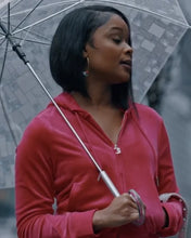Strength Of A Woman Ajiona Alexus Pink Zipper Hoodie