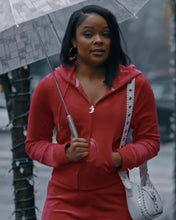 Strength Of A Woman Ajiona Alexus Pink Zipper Hoodie