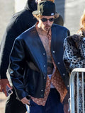Super Bowl 2024 Justin Bieber Leather Jacket