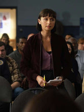 Chrissy Beppo Superman and Lois S02 Maroon Jacket