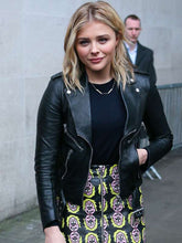 Chloe Grace Moretz The 5th Wave Black Leather Jacket