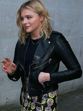 Chloe Grace Moretz The 5th Wave Black Leather Jacket
