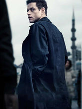 Rami Malek The Amateur 2025 Black Trench Coat