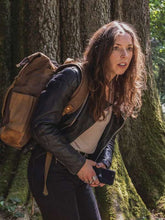 Linda The Change Black Leather Jacket