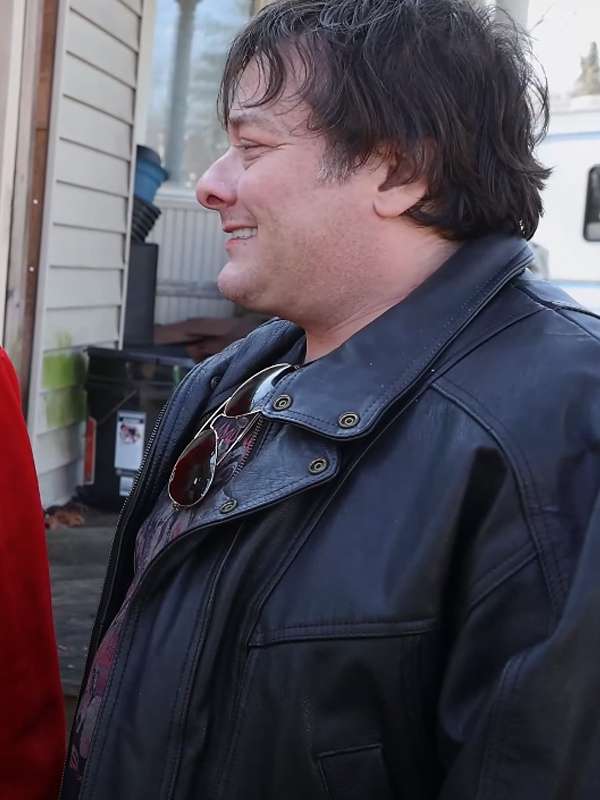 The Forest Hills Edward Furlong Black Leather Jacket