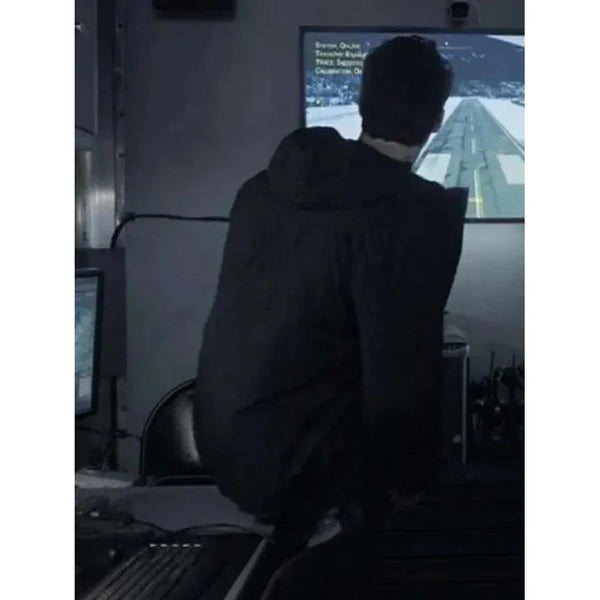 Noah Centineo The Recruit Black Hooded Jacket