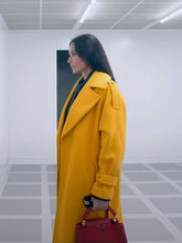 Demi Moore The Substance 2024 Yellow Coat