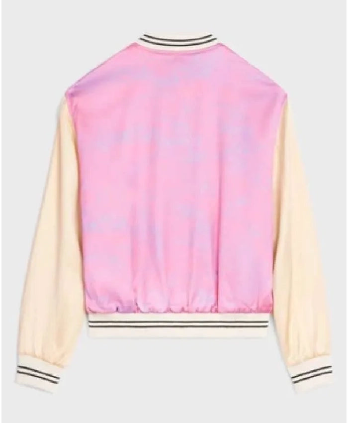 John Legend The Voice S25 Pink Bomber Satin Jacket For Men and Women