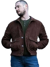 Theo FBI S05 Brown Bomber Leather Jacket