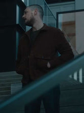 Theo FBI S05 Brown Bomber Leather Jacket