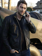 The Blacklist Ryan Eggold Black Leather Jacket