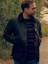 Rafe Spall TV Series Trying 2022 Black Jacket