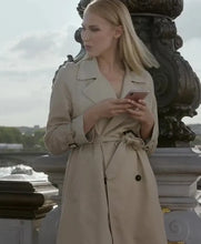 Camille Emily in Paris White Trench Coat