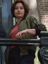 Lucienne Hassell Van der Valk S03 Green Bomber Jacket