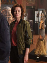Lucienne Hassell Van der Valk S03 Green Bomber Jacket