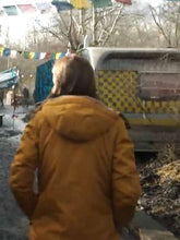 Kirsten Longacre Vigil Yellow Hooded Jacket