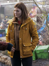 Kirsten Longacre Vigil Yellow Hooded Jacket