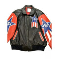 1980 Michael Hoban Wheremi American Flag Leather Jacket