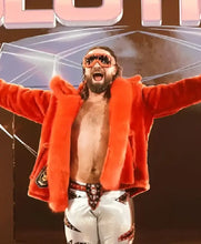 WWE Raw Seth Rollins Red Fur Jacket For Sale