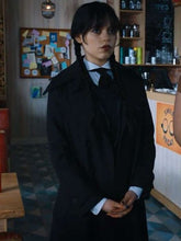 Jenna Ortega Wednesday S01 Black Wool Coat