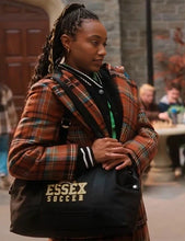 Whitney The Sex Lives of College Girls S03 Plaid Coat