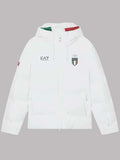Winter Olympics 2026 Team Italy White Puffer Jacket