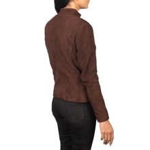 Rumella Mocha Suede Jacket Women, Brown