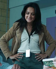 You S05 Amy-Leigh Hickman Suede Leather Jacket