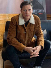 Young Wallander Adam Pålsson Brown Jacket