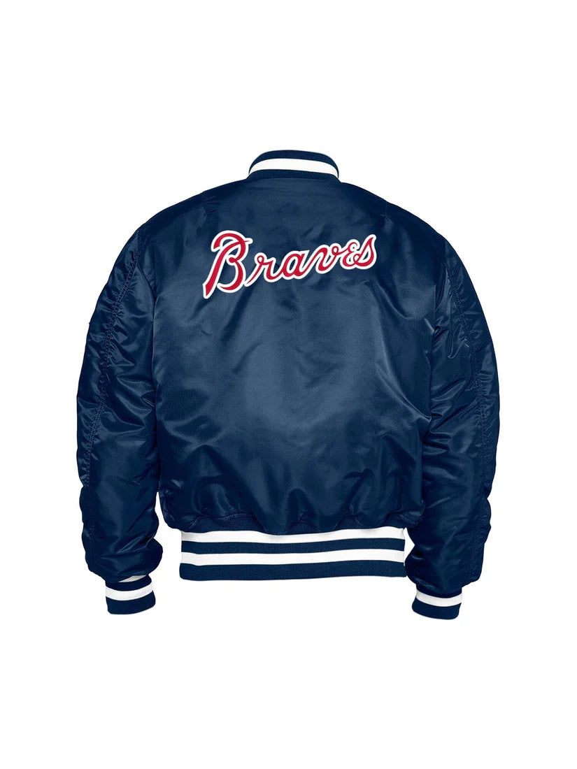 Atlanta Braves X Alpha X New Era MA-1 Bomber Jacket