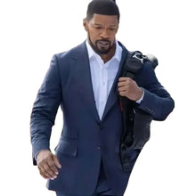 Jamie Foxx Back in Action Blue Suit