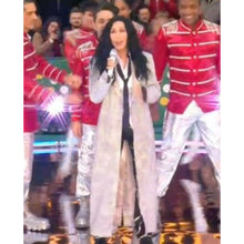 Cher Macy’s Thanksgiving Day Parade Silver Trench Coat