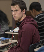 13 Reasons Why Dylan Minnette Maroon Hoodie