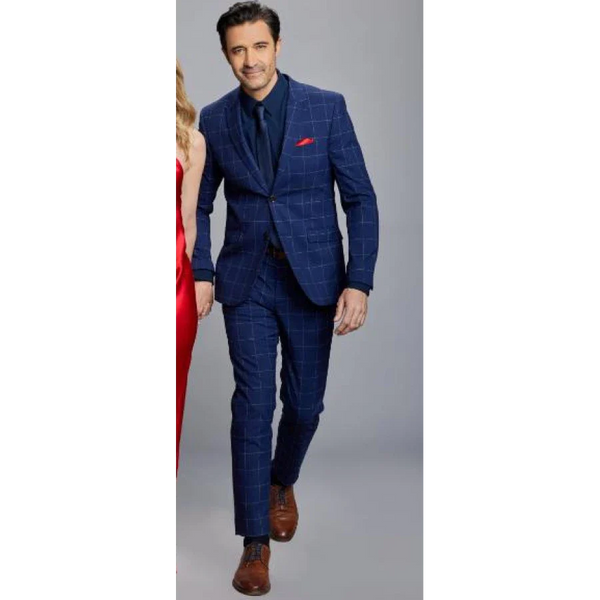 Crimes of Fashion 2024 Andre Dubreuil Checked Suit