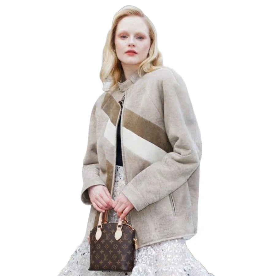 Emma Laird Belted Collar Jacket
