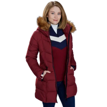 The Finnish Line Kim Matula Red Fur Hooded Jacket