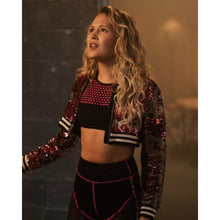 Heels S02 Kelli Berglund Sequin Cropped Jacket