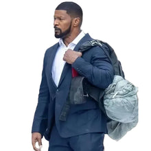 Jamie Foxx Back in Action Blue Suit