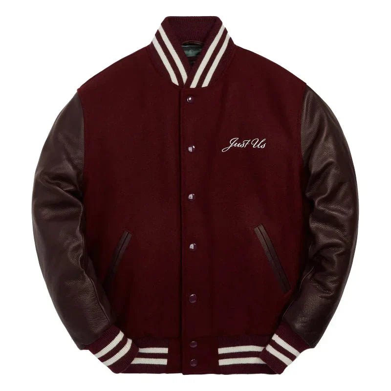Kith for Golden Bear Maroon Varsity Jacket